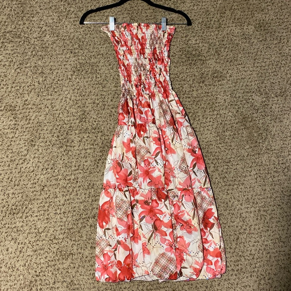 Pink Spring/Summer Floral Dress